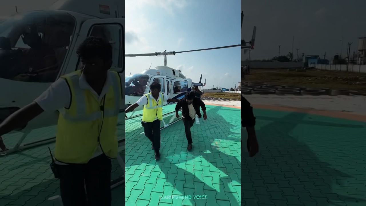 💥🤯Chennai-ல Helicopter-ல போலாமா..⁉️💢 #shorts