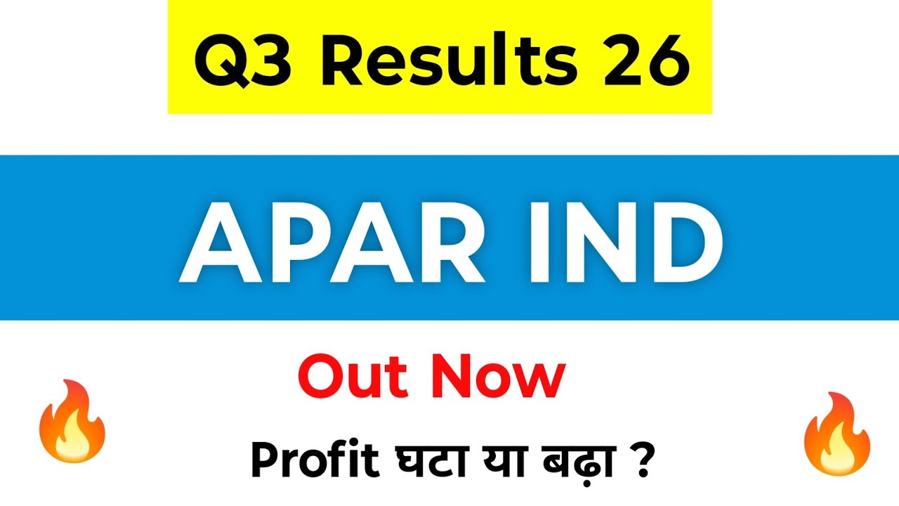 Apar Industries Q3 Results | Apar Industries Results | Apar Industries Share Latest News