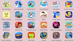 Roblox,The Carnival Of Terror,Troll Face Quest: Horror 3,Stumble Guys,Draw To Smash,Poppy Playtime 5