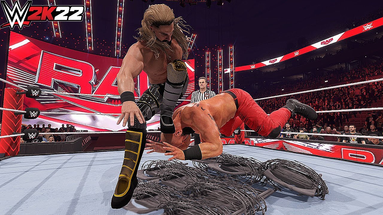 50 Insane Finishers on BARBED WIRE CHAIR! WWE 2K22 YouTube