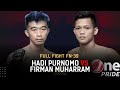 Sengit  hadi purnomo vs firman muharram  full fight one pride mma fn39