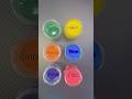 "The Ultimate Color Explosion: Yellow + Blue + Pink #colors #colormixing #satisfying