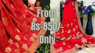 Red sarees | Saree for vat savitri pooja | love for red saree