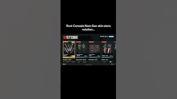 Rust Console New Gen skin store rotation…#shorts #rust #rustconsole