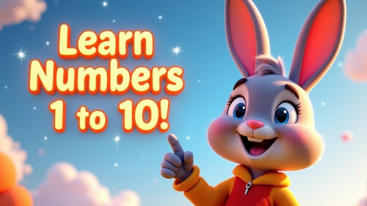 Learn Numbers 1 to 10 with Bunny | Fun Counting Song for Kids! - YouTube