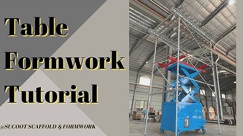 【SUCOOT】Table Form Tutorial │System Formwork│SUCOOT
