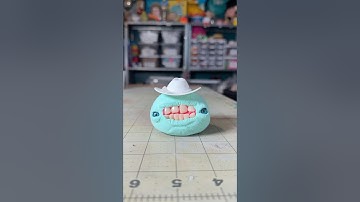 Toothy Air Dry Clay Blob