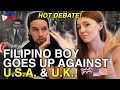 Crazy Smart Filipino Boy Debates against US, UK, France & Israel (This is Insane!)