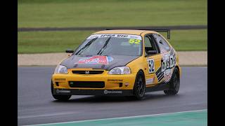 VMRC Round 5 2026 Sports Compact Race 3, 17th to 1st. Brett Porter K20 Honda EK Civic
