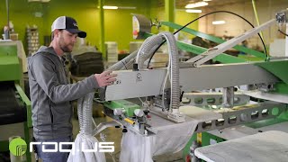 Famous ROQ Flock, Automatic T-Shirt Flocking Machine Setup on Press. Wealth
