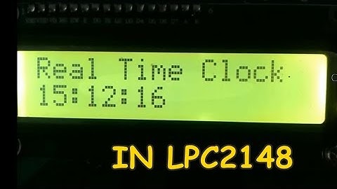 RTC in LPC2148