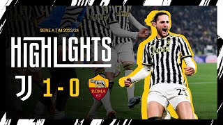 HIGHLIGHTS: JUVENTUS 1-0 ROMA | DUSAN ASSISTS RABIOT FOR THE WIN ⚪️⚫️