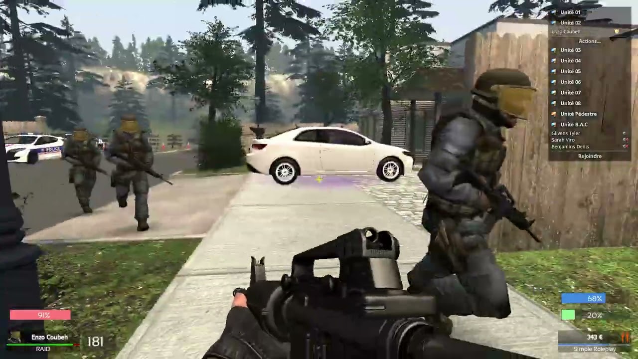 je suis encore raid ?! sur simple roleplay !