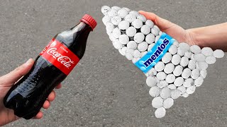 Diy Coca-Cola And Mentos Rocket | Best Coca-Cola Experiments