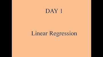 2  Linear Regression Interview Question