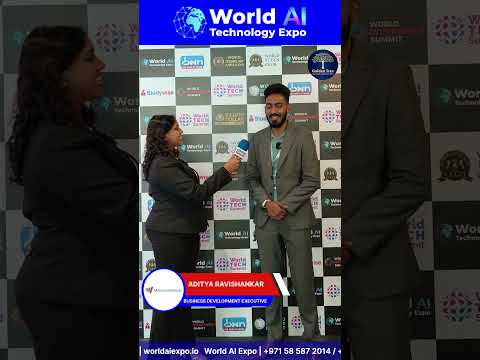 Attendee testimonial video from World AI Expo Dubai