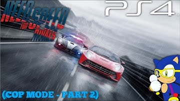 NFS Rivals (PS4) Playthrough Part 2 - (Cop Career - Part 2)