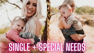 DAY IN THE LIFE AS A SINGLE + SPECIAL NEEDS MOM!