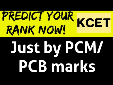 Predict kcet rank