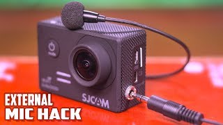 HOW INSTALL EXTERNAL MIC IN ACTION CAM - DIY STEP BY STEP  GUIDE 2019