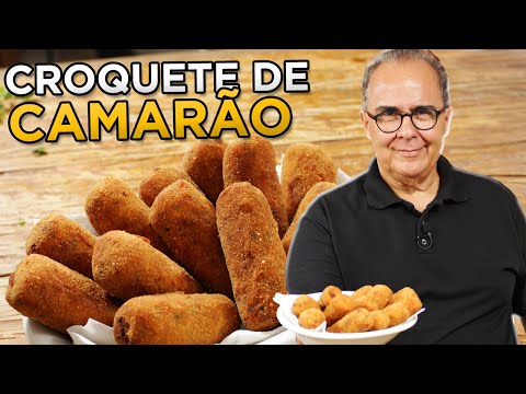 Croquete de Camarão do Chef Taico