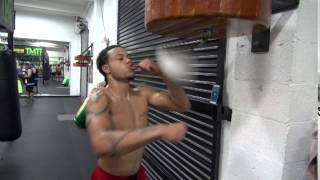 TMT Fighter Kevin Newman II displays incredible skill on speed bag