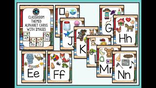 Alphabet Posters for the Classroom