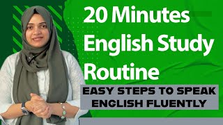 Best Daily Routine To Speak English Fluently | For All English Learners | English With Me