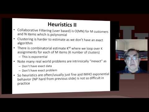 Big Data Course Clustering - Heuristics. Spring 2014 - Unit 20 Lesson 6. MOOC - Unit 16 Lesson 6