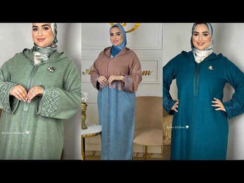 أحدث صيحات الجلابة المغربية 2026 أناقة دافئة لهذا الشتاء موديلات راقية