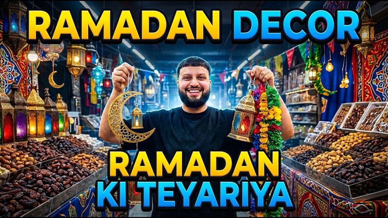 SHOPPING FOR RAMADAN DECOR!! DID WE FIND ANYTHING GOOD?