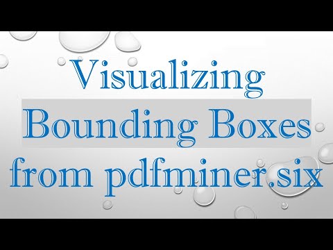 Visualizing Bounding Boxes from pdfminer.six