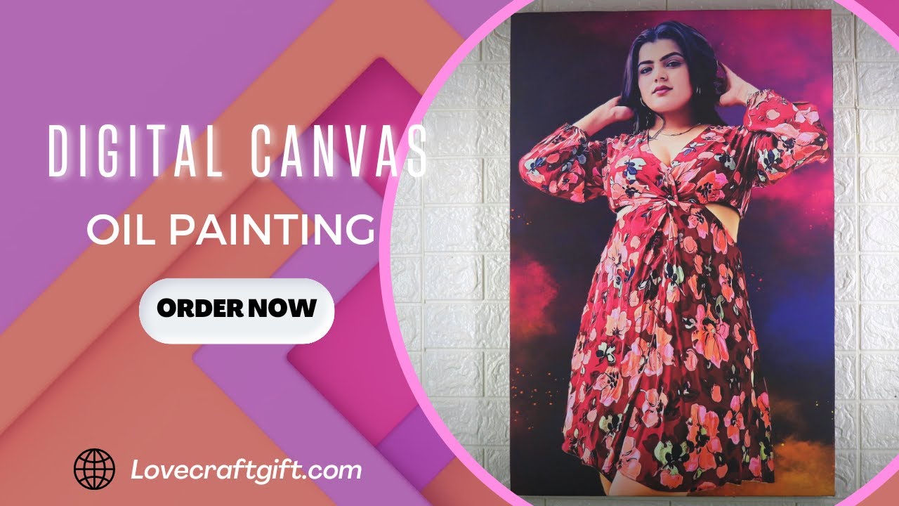 Digital Canvas Oil painting | LOVE CRAFT GIFTS