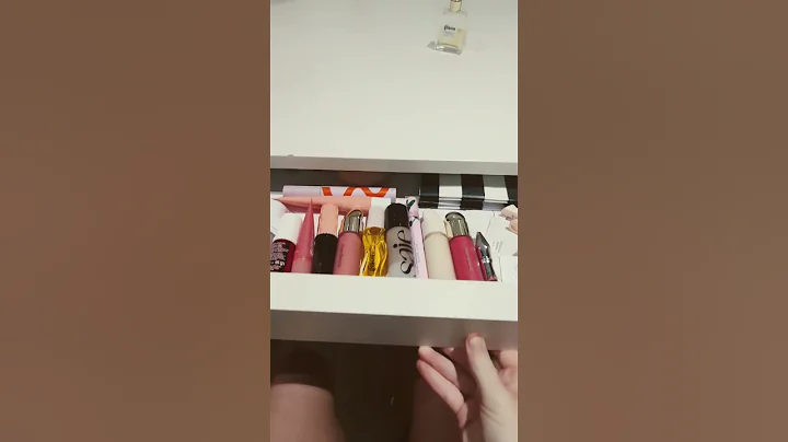 organize my vanity part 2#preppy#vanity#skincare