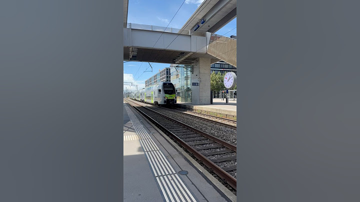 BLS MUTZ durchfahrt durch Bern Wankdorf