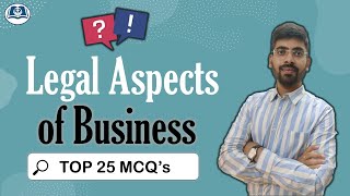 Lecture 19 | MCQs on Legal Aspects of Business | UGC Net | JRF