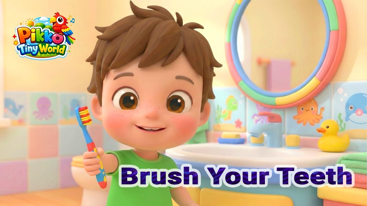 Brush Your Teeth | Kids Song | Fun Kids Rhyme - YouTube