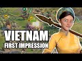 Vietnam First Impression and Analysis - Civ 6 January Update New Frontier Pass