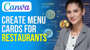 How to Use Canva for Restaurant Menu Card | Create Menu Cards For Restaurants