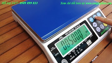 Cân điện tử Jadever JWL 3kg 6kg 15kg 30kg - Hướng dẫn cài đặt HI - LO - OK
