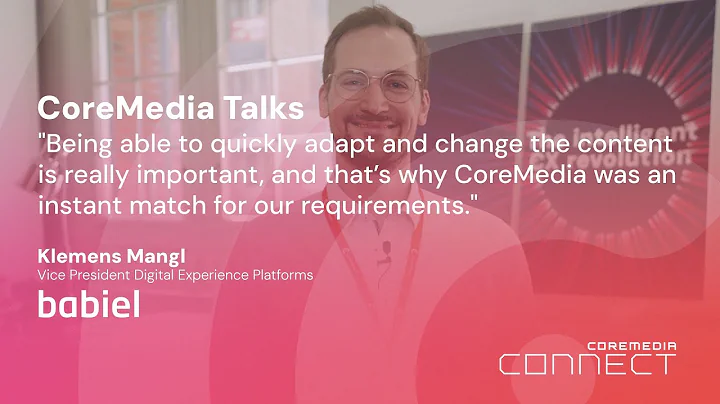 Insights from Klemens Mangl (Babiel): How AI & intelligent CX build trust in public services