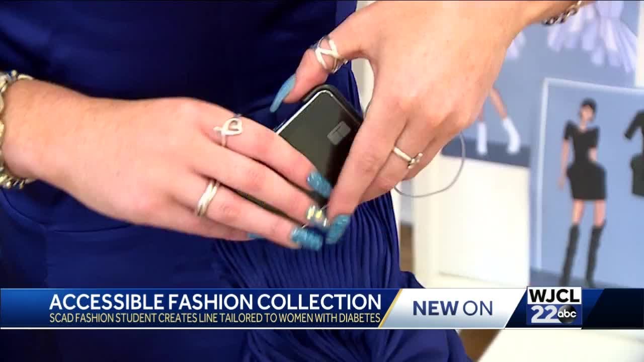 SCAD senior creates clothes for women Type 1 Diabetes YouTube