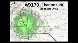 WXL70 (Charlotte, NC) Broadcast Cycle (w/ Frost Advisory) - 10/18/2024