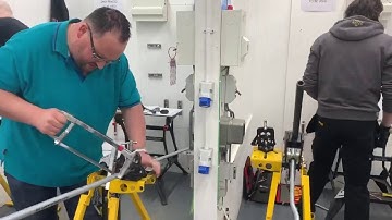 Metal Work on our City & Guilds Level 2 Electrical Courses!