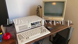 An IBM PCjr: mildly suped up, and online in 2021