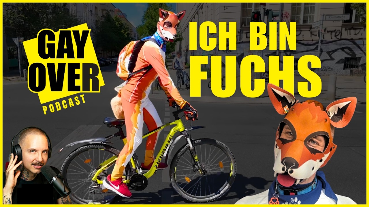 Ich bin Fuchs 🦊 – Puppy & Pet Play: Auf dem Fahrrad durch Berlin | GAY OVER