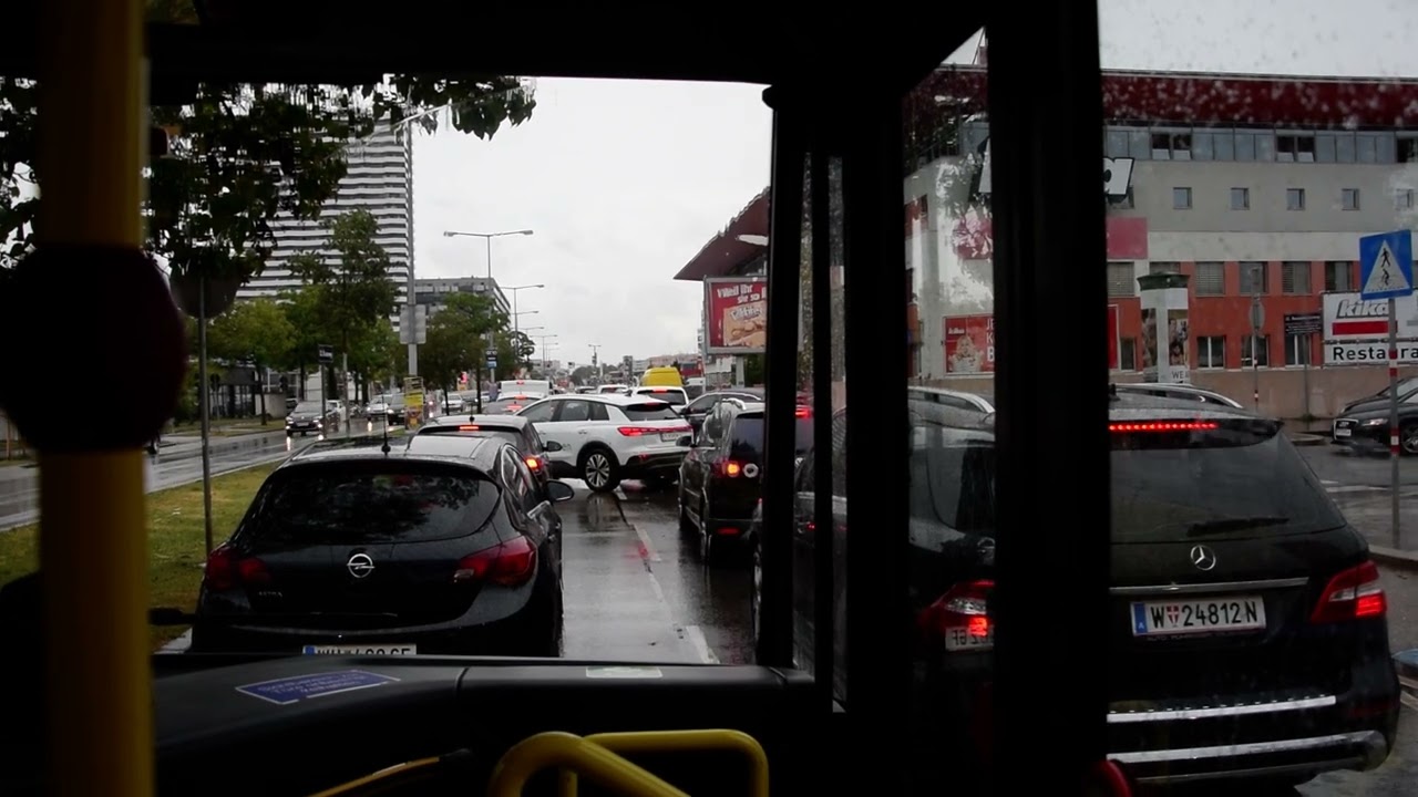 Linie 28A von Breitenlee Schule nach Eipeldauer Straße komplette Mitfahrt.