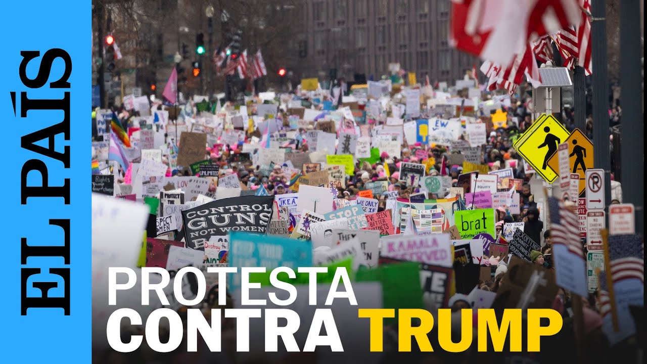 INVESTIDURA DE TRUMP | Miles de personas protestan en Washington por la ...