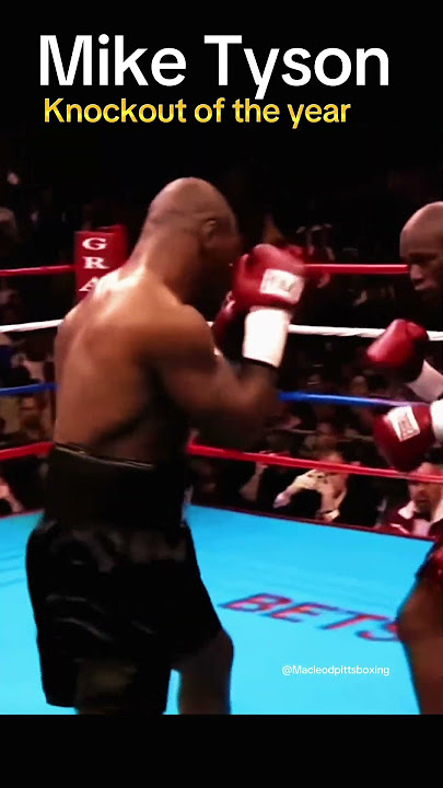 Mike Tyson’s KO of the Year vs 👑 The Youngest Champ Ever! #Ironmike #KO #Tyson #shorts #ytshorts