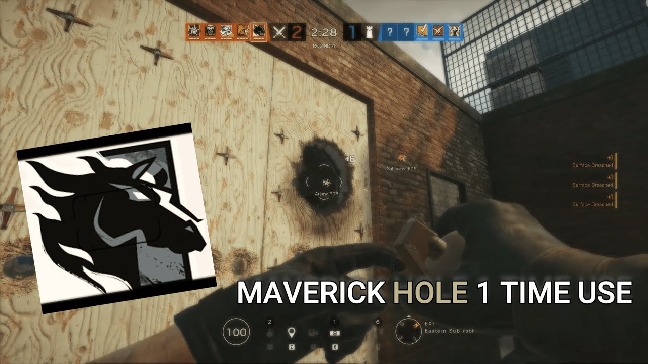Maverick Designs R6 MAVERICK HOLE ONE TIME USE | Rainbow Six Siege - YouTube